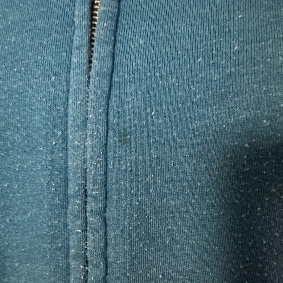 Free City Zip-Up Hoodie - Teal with Red Bird Design - Size Small - Picture 4 of 4